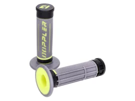 Aanbieding Handvat set 22mm - 24mm 120mm Grijs / Zwart / Neongeel Doppler Grip 3D Universeel