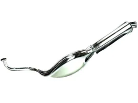 Weekendaanbieding Uitlaat Tecno Snake Chroom Hoog model 28mm Puch Maxi