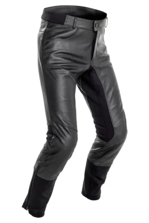 Alleen Vandaag Richa BOULEVARD Leren Broek Zwart maat 60