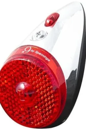 Achterlicht Spanninga Retro nr.9 XDS Dynamo Chroom Zwart Koopje