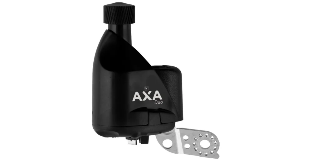 Gratis Retour Dynamo AXA Duo Linkse Montage Zwart (op Kaart)