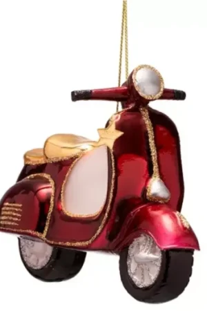 Scooter kerstbal - Rood Lage Prijs