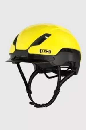 Helm lem pedelec/snorfiets GelMotion current led NTA-8776 keur M-L 56/59 geel Beperkte Voorraad