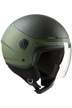 Voordeelprijs Helm tucano demi-jet el 'pop S mat groen/mat zwart