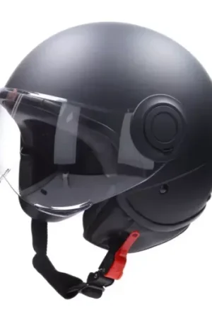 Helm CAB demi-jet E-06 keur comfort M zwart mat/zwart Beste Prijs