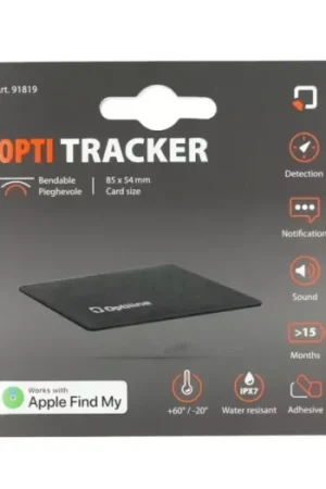 Gps volgsysteem optiline tracker zelfklevend flexibel 85x54x3mm zwart bromfiets, fatbike, Minicar, motorfiets, scooter 91819 Voordeelprijs