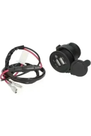 Aansluiting 12v dubbel usb opladen telefoon/mobiel prof. inbouw Minicar, motorfiets, scooter Actieprijs