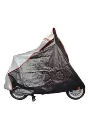 Beschermhoes bogart + windscherm M zwart/grijs scooter Gratis Retour