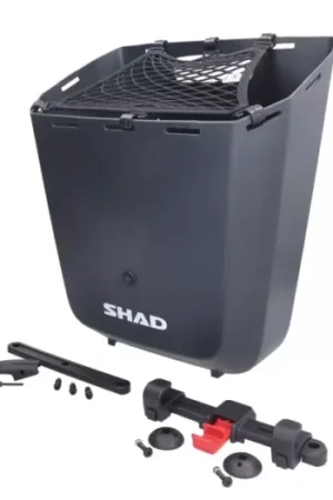 Zijkoffer shad fiets afneembaar 20L grijs donker mat Koopje