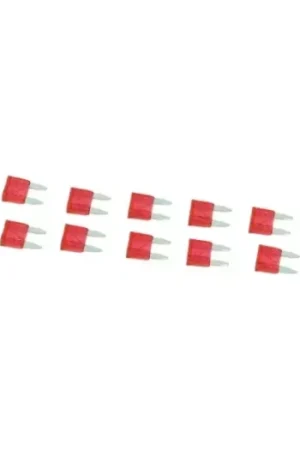 Zekering model insteek klein 10amp rood 10pcs Uitverkoop