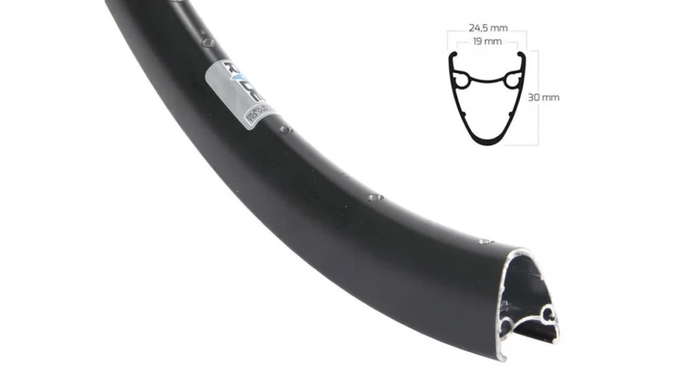 Alleen Vandaag Velg Ryde Dutch 19 - 28-622 x 19C Aluminium 36 Gaats Disc Zwart