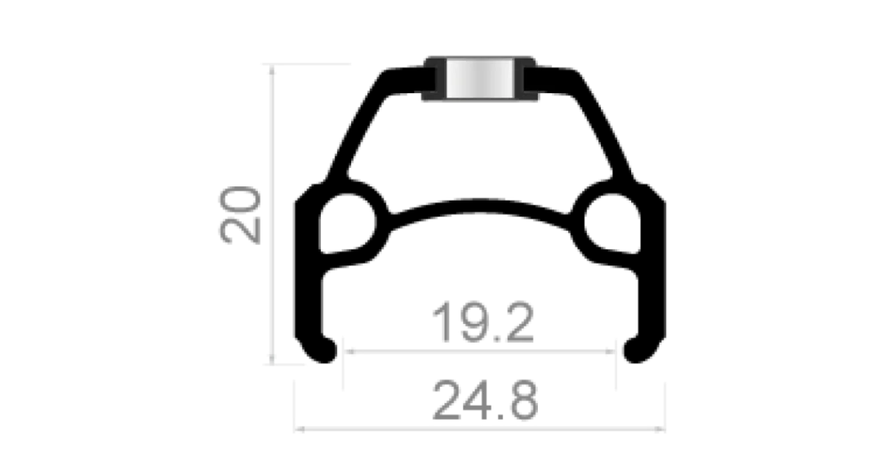 Flitsaanbieding Velg Rodi Connect 28/29" / 622 x 19C Aluminium - 36 Gaats 14G Zilver