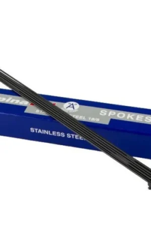 Betaalbaar Spaken 260-13 Alpina Raggi ø2.33 mm FG 2,6 Zwart RVS (144 Stuks)