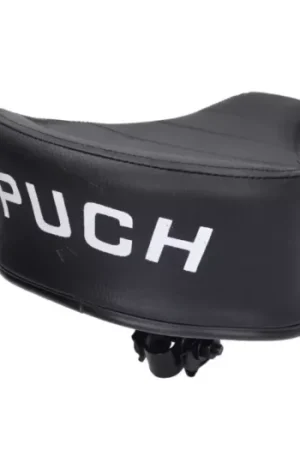 Zadel met opdruk (made in EU) dik model zwart puch maxi Must-Have