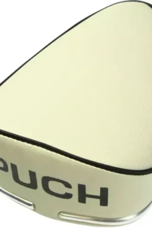 Zadel oldtimer (made in EU) o.a. condor woord Puch achterop creme Korting
