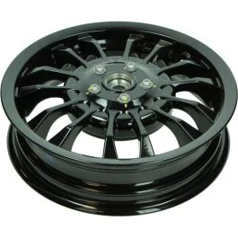 Achterwiel Piaggio origineel 50/125/150cc 300x12 zwart glans sprint 1c00499100090 Direct Beschikbaar