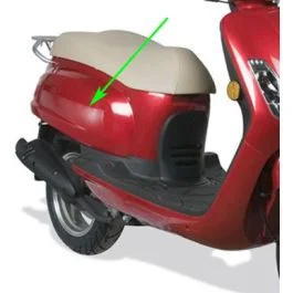 Zijscherm Sym origineel rechts rood fiddle, fiddle 2 83500-ala-000-rd=op=op Gecertificeerd