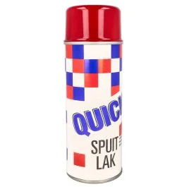 Spuitlak Quick Kymco 400mL spuitbus rood k-pipe, vitality Gratis Retour