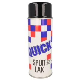 Alleen Vandaag Spuitlak Quick zwart 94 400mL spuitbus primavera, sprint, vespa lx
