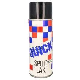 Favoriet Spuitlak Quick 400mL spuitbus zwart glans